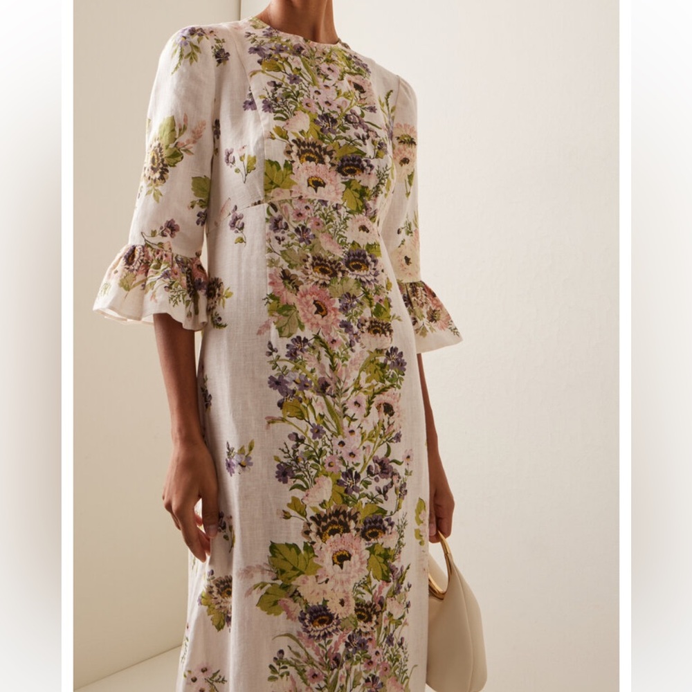 Zimmermann Floral White Maxi Dress - Picture 4 of 6